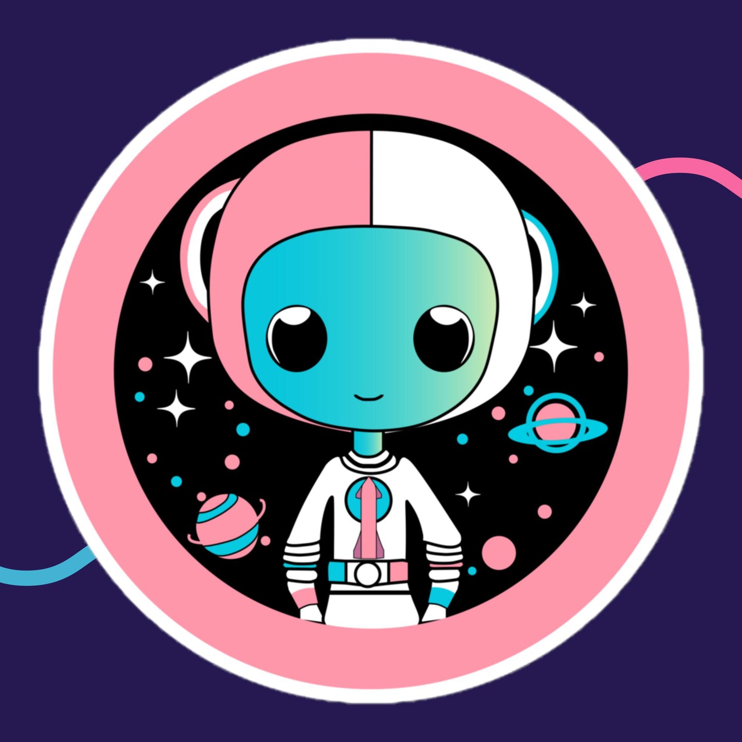 Martian Sticker